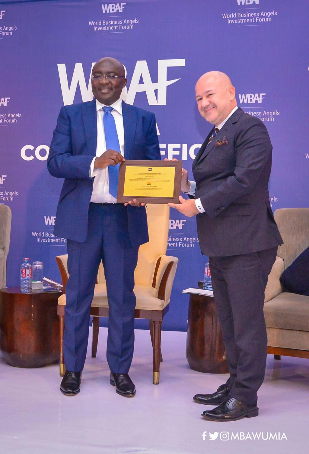 Dr. Bawumia and WBAF Chairman