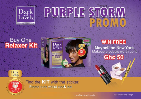 Dark and Lovely Purple Storm Promo