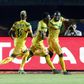 Moussa Marega (R) tucked away a penalty as Mali made a winning start