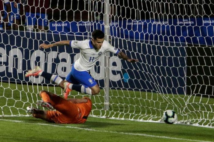 Philippe Coutinho scored two goals and caused havoc with his corners as hosts Brazil opened the Copa America with a 3-0 win over Bolivia