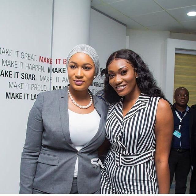 Wendy Shay with H.E Samira Bawumia