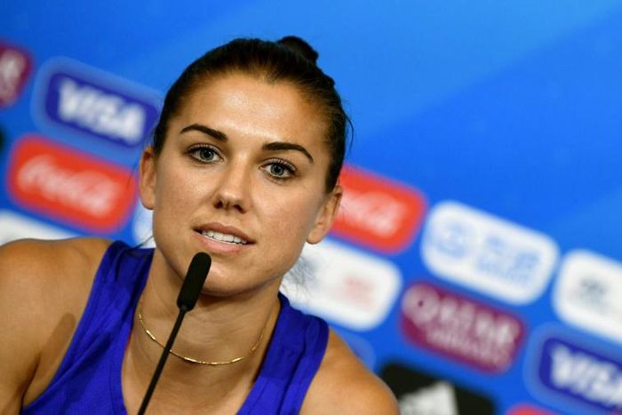 US forward Alex Morgan says retaining the World Cup is far more important than individual achievement