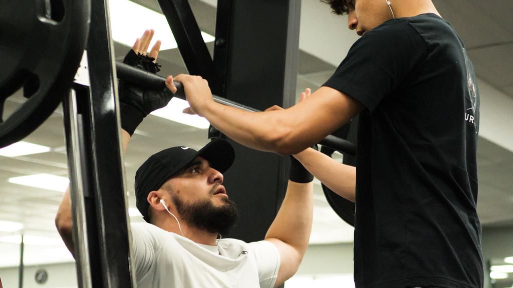 Ross now works out with his two sons every day