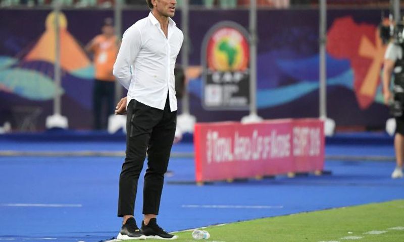 Morocco's coach Herve Renard was shocked that his players were not allowed to drink during the game against Namibia despite the extreme heat, demanding, "How is it possible?"
