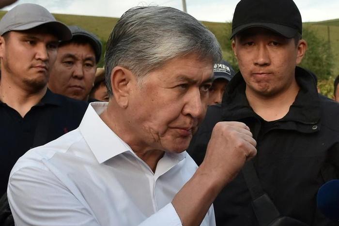 Atambayev was detained in a massive security operation last week