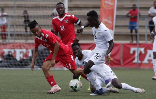 Ghana suffer defeat to Namibia