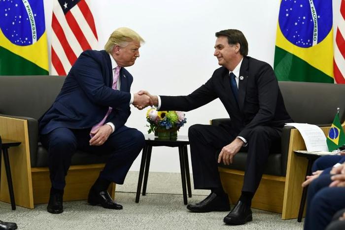 US President Donald Trump said Brazil's far-right President Jair Bolsonaro is known as the 'Trump of Brazil.'
