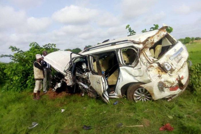 Gov’t delegation involved in accident; 3 in critical condition