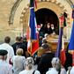 Hundreds gathered Friday in Signes, southern France, for the funeral of mayor Jean-Mathieu Michel, who was killed after stopping two construction workers from illegaly dumping rubble