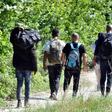 Border guards, police, mines left over from the war - and now migrants have to deal with the crushing summer heat