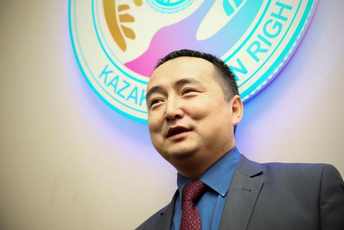 Serikjan Bilash (pictured January 2019), whose activism in defence of Muslim and Turkic minorities in Xinjiang earned him global media attention, says he struck a plea bargain with the court that allowed him freedom but will end his activism