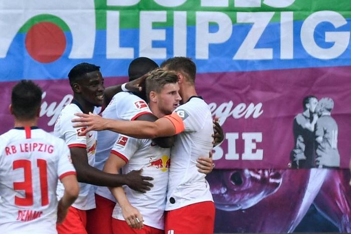 Timo Werner scored for Leipzig shortly after announcing his new contract extension at the club