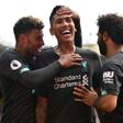 Liverpool's Roberto Firmino celebrates his goal at Southampton