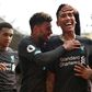 Liverpool's Roberto Firmino celebrates his goal at Southampton
