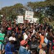Thousands of opposition parties supporters participate in a protest in Malawi's capital Lilongwe, to force Malawi Electoral Commission chairperson Jane Ansah to resign and to protest the alleged use of correction fluid in the marked ballots