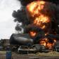 A huge fireball was sparked by vandals who broke open a state-run pipeline in order to steal petrol in the Ijegun area of the city on Thursday