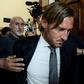 AS Roma former player and technical director leaves an emotional press conference after announcing he is quitting the club