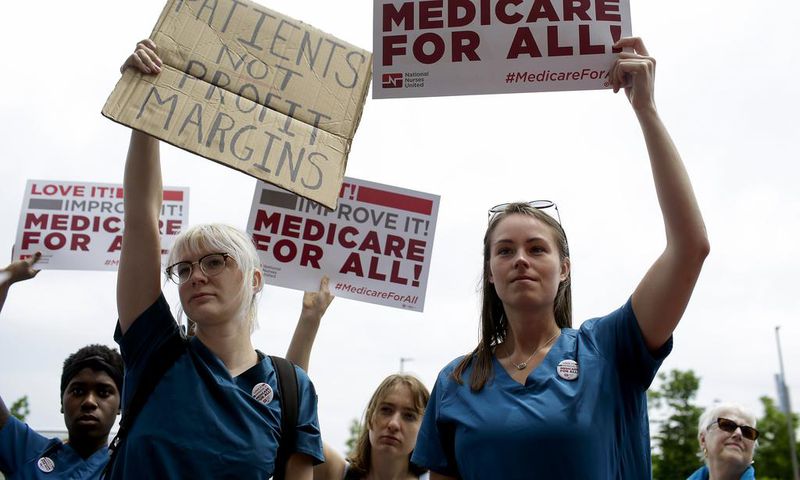 On the Doorstep With a Plea: Will You Support Medicare for All?