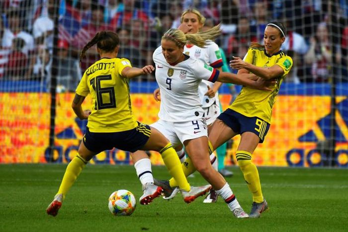 The United States beat Sweden 2-0 in Le Havre on Thursday in another game featuring VAR controversy