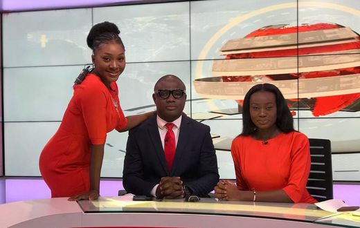 Miriam Ose-Agyemang, Alfred Ocansey and Natalie Fort