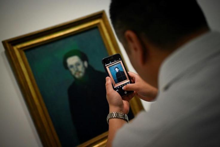 Some of the works, such as his 1901 'Self Portrait', rarely leave their home in Paris