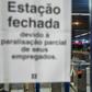 A view of closed metro station in Sao Paulo, Brazil, during a national strike called by trade unions over Brazilian President Jair Bolsonaro's pension reforms
