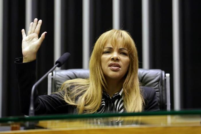 Lawmaker Flordelis dos Santos Souza is shown in this May 22, 2019 photo released by the Brazilian Deputies Chamber