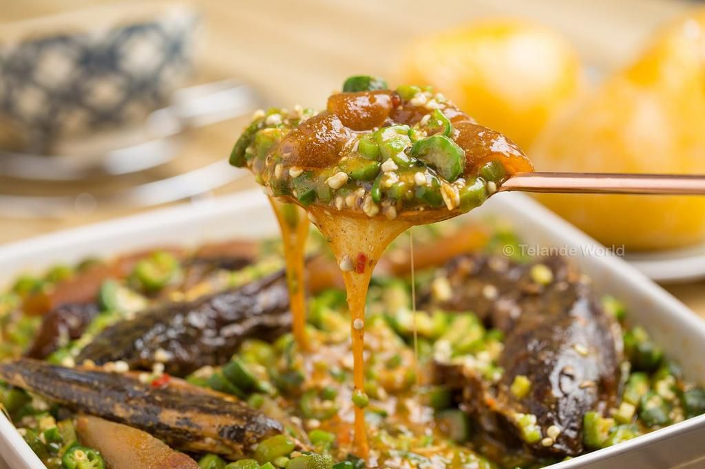 Smoked fish okro soup (Photo credit - Telandeworld)