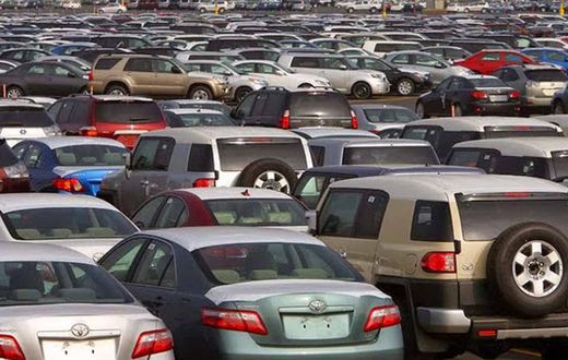 Some of the seized cars ready to auctioned during the exercise which will commence on July 1, 2017