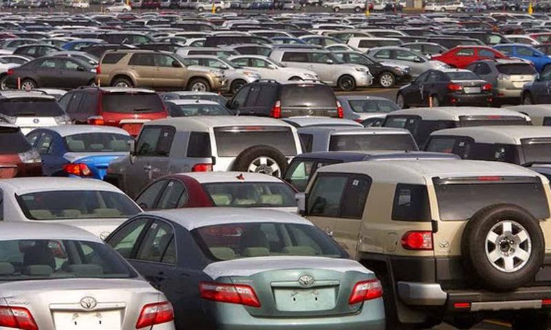 Some of the seized cars ready to auctioned during the exercise which will commence on July 1, 2017