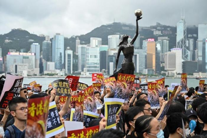 The rally was the first major protest since last Monday's unprecedented storming of parliament by largely young protesters