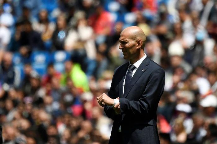 Real Madrid coach Zinedine Zidane, pictured May 19, 2019, has left the Spanish giants' pre-season training camp in Montreal after the death of his brother, the club has said