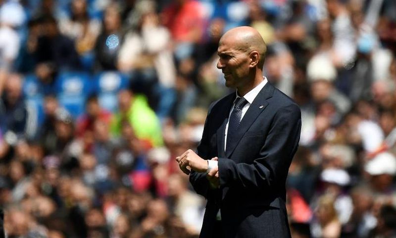 Real Madrid coach Zinedine Zidane, pictured May 19, 2019, has left the Spanish giants' pre-season training camp in Montreal after the death of his brother, the club has said