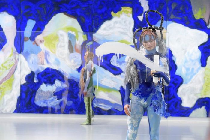 Bare skin is the canvas for Donna Huanca