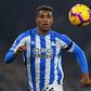 Benin forward Steve Mounie playing for Huddersfield Town in the English Premier League last season