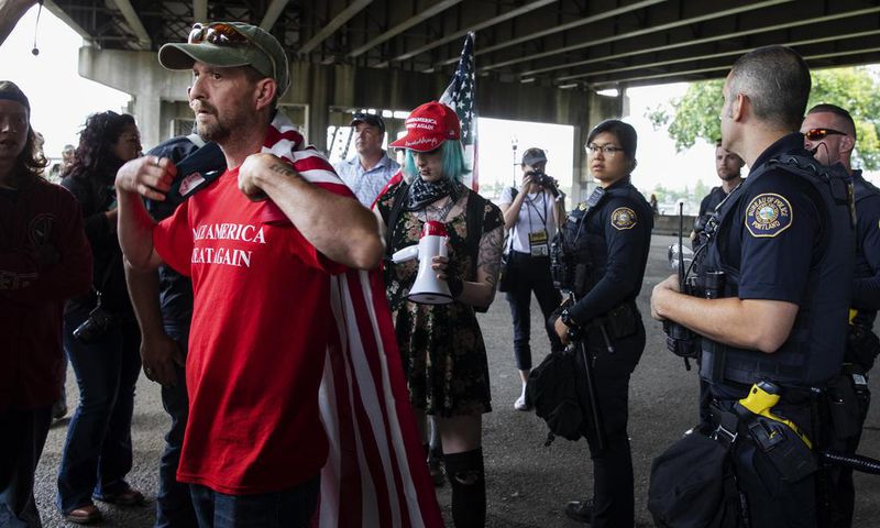 Portland Protests: Far-Right Groups and Antifa Face Off as Trump Weighs In