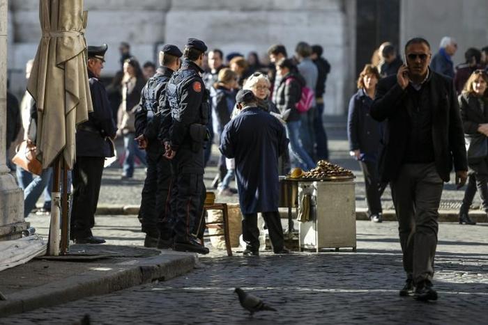 Italian carabinieri tracked down the suspects using footage from surveillance cameras