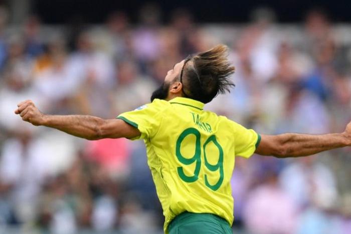 Tahir is well-known for his emotional celebrations
