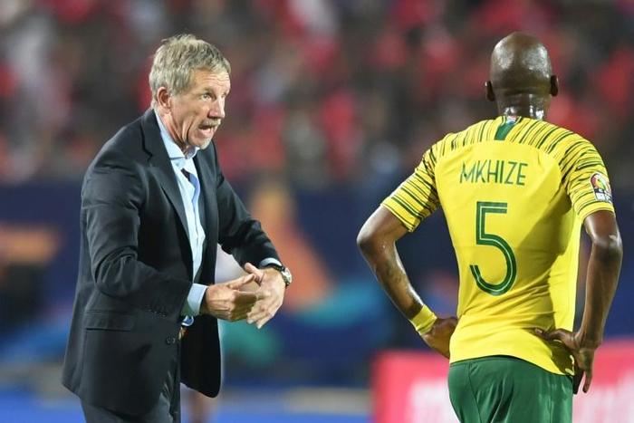 South Africa coach Stuart Baxter and his side dumped out Egypt in a huge Africa Cup of Nations upset