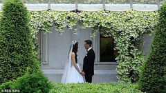 The couple married at a lavish ceremony set to the stunning backdrop of the Bosporous Strait