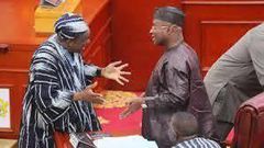 Alban Bagbin and Osei Kyei Mensah-Bonsu in Parliament