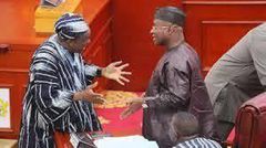 Alban Bagbin and Osei Kyei Mensah-Bonsu in Parliament