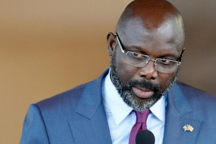 The protest was the second major one this year against Liberia's President George Weah