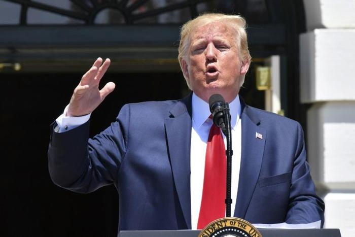 US President Donald Trump stepped up his attack on four Democratic lawmakers, saying if they are not happy in the United States, "they can leave"