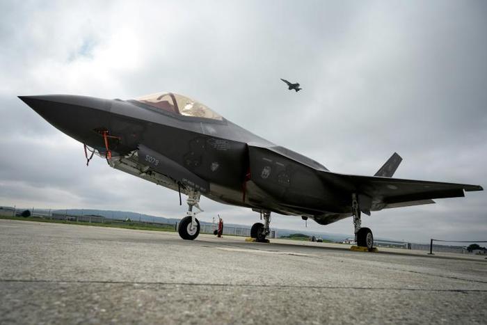Turkish companies have made 935 different parts for the F-35, a fighter-jet of the type seen here