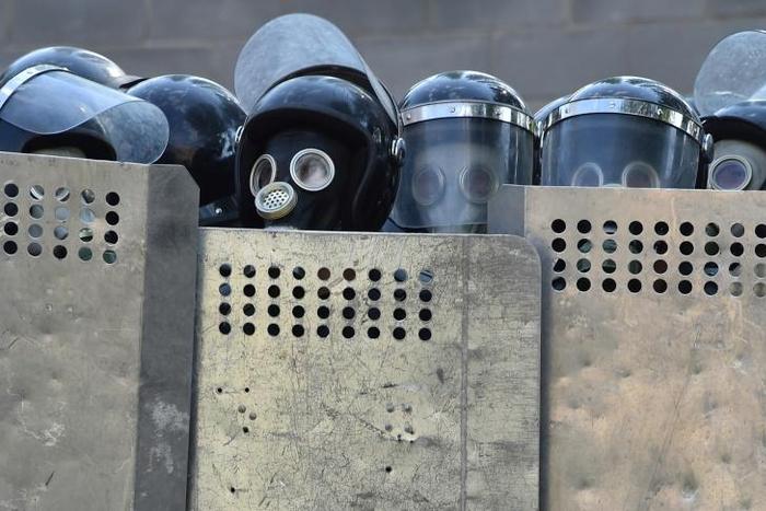 Clashes erupted during the raids on the former president residence this week
