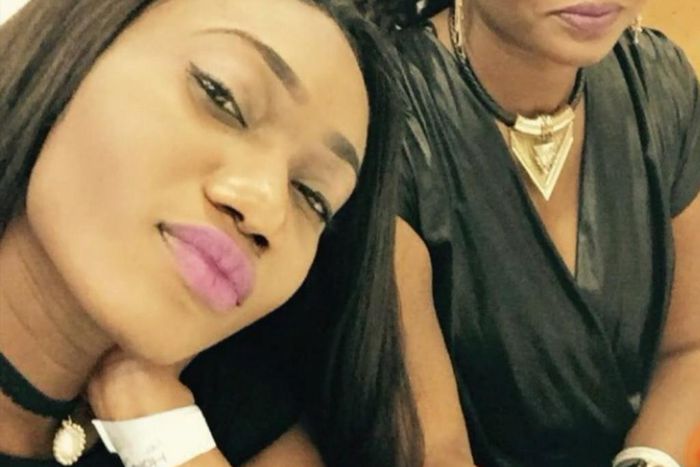 Wendy Shay with her mother