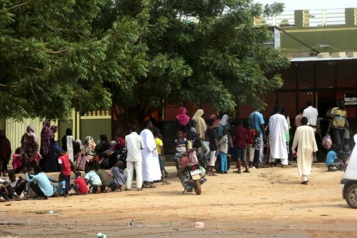Long queues outside bakeries in Al-Obeid is a common sight amid nation-wide bread, fuel and electricity shortages in Sudan