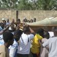 Funeral of a victim of a suspected jihadist attack in Maiduguri, the capital of Borno state, in the runup to elections in February. The assailants targeted a convoy carrying a state governor, killing four people
