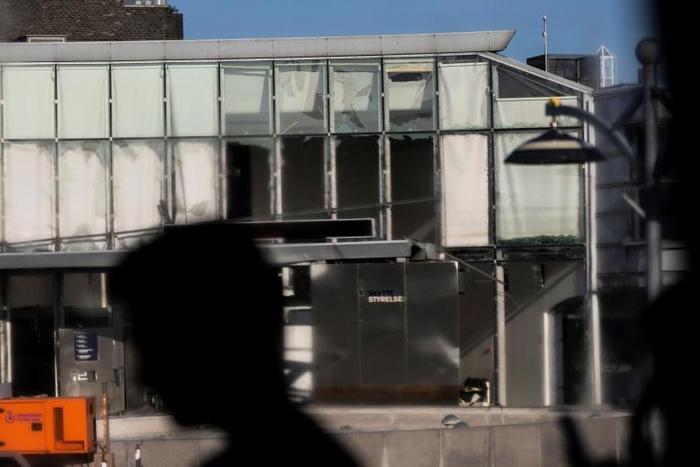 The tax agency blast smashed windows and tore apart the front of the building in Copenhagen's Osterbro neighbourhood